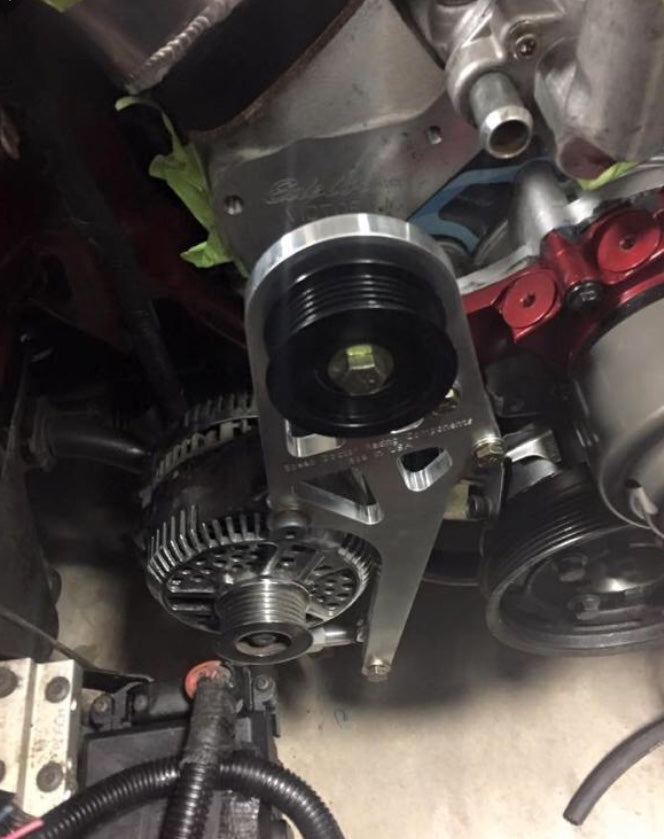 SBF 8.2/9.5 Deck Passenger Side Alternator Mount SN95/Explorer With Idler